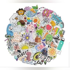 50 stickers | No Repeats | Reusable | Durable | Waterproof | Brand New